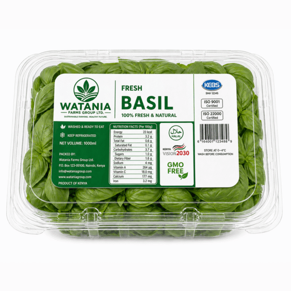 Basil Clamshell