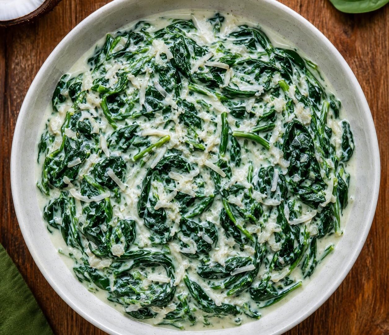 Coconut Cream Spinach