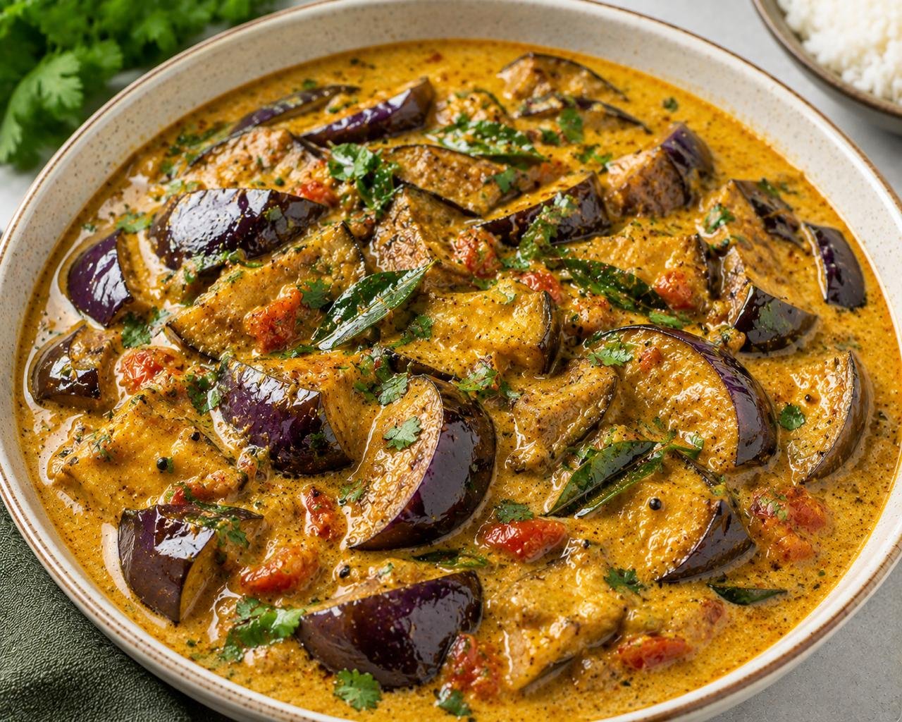 Coconut Eggplant Curry